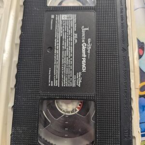 Walt Disney Home Video "James and the Giant Peach" Black VHS Tape